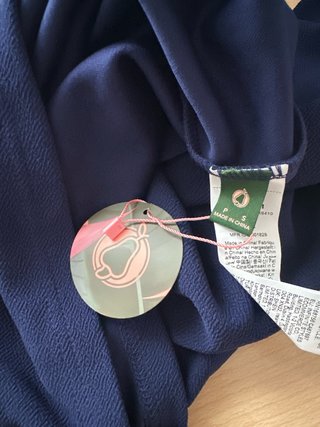 Vestido fiesta un tirante azul nuevo con etiquetas