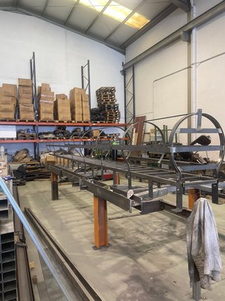Escalera de seguridad industrial