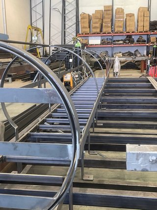 Escalera de seguridad industrial