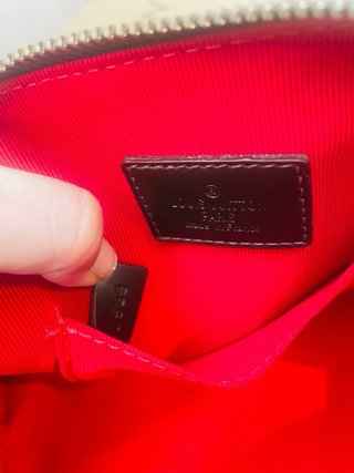 Bolso Louis Vuitton alma bb damier ebane