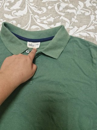 Polo verde hombre