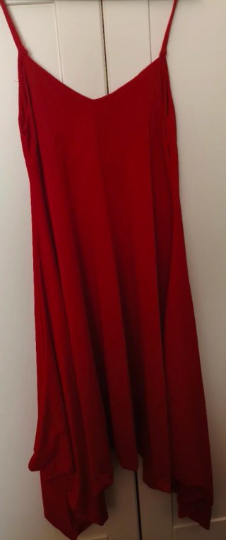 Mono vestido rojo talla única