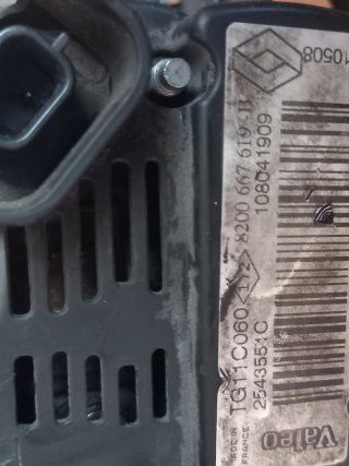 Alternador Valeo Renault 1pin TG11C060