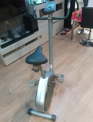 Bicicleta Estática Gris