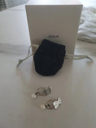 Pendientes Tous Oso Perla Originales