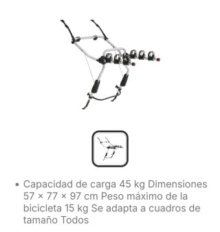 Portabicicletas Thule ClipOn 3 segunda mano