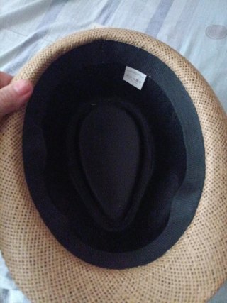 Sombrero Paja Estilo Panamá/Fedora Verano