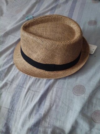 Sombrero Paja Estilo Panamá/Fedora Verano