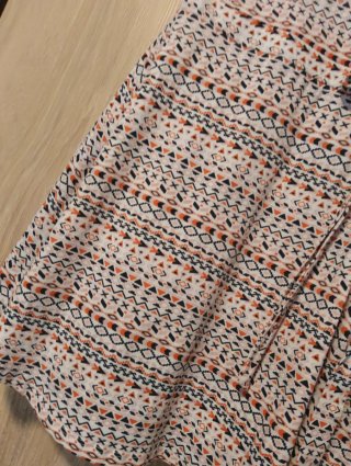 Vestido Vintage Geométrico Retro Verano