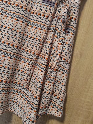 Vestido Vintage Geométrico Retro Verano
