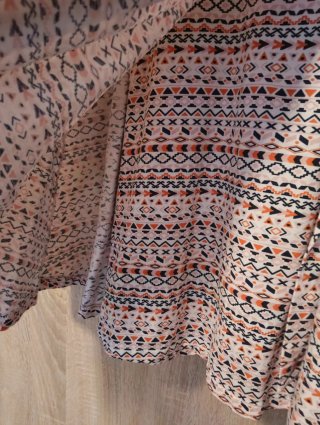Vestido Vintage Geométrico Retro Verano