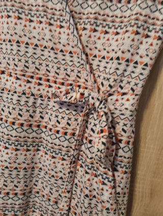 Vestido Vintage Geométrico Retro Verano