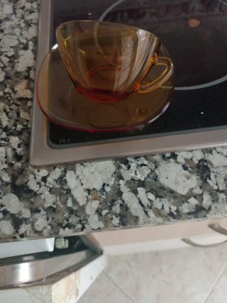 Juego Tazas y Platos Duralex Ámbar