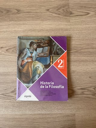 Historia de la filosofía, 2 Bachillerato