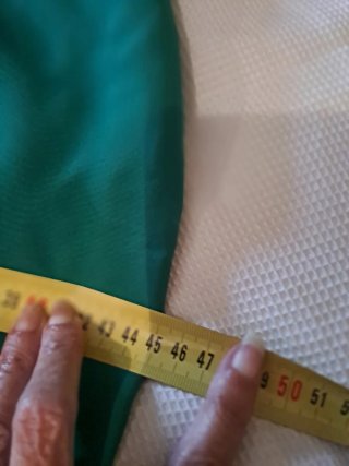 Vestido largo Javier Levon atelier verde