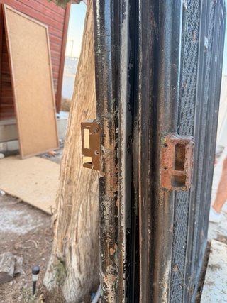 Puerta de hierro para jardín