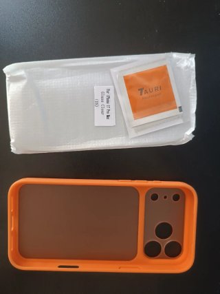 Funda Tauri iPhone 17 Pro Max Naranja
