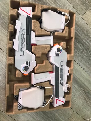 Juego Pistolas Láser X Revolution (Bizak)