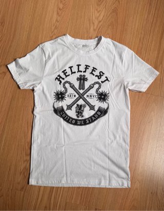 Hellfest. Camiseta logo Hellfest. Talla M.