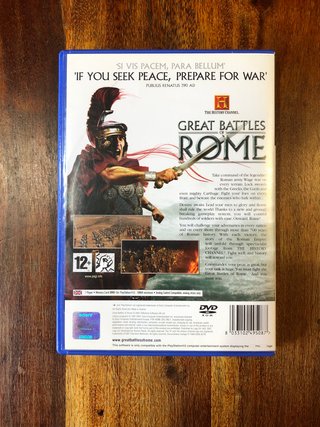 Great Battles of Rome ps2