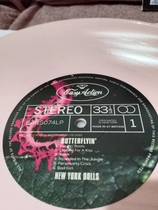 NEW YORK DOLLS butterflyin' Live 14-4-74 LP vinilo