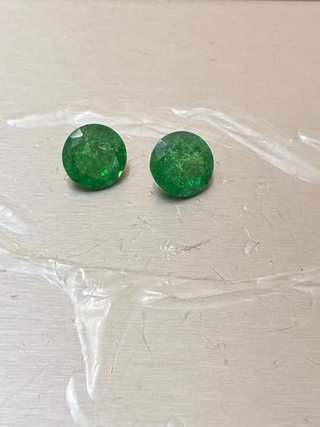 2 Esmeraldas Muzo 3.10 Ct; GDL