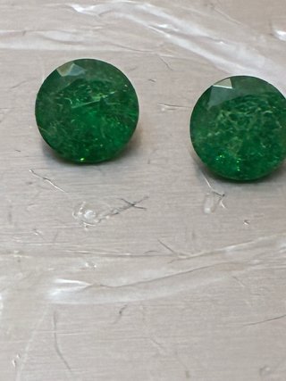 2 Esmeraldas Muzo 3.10 Ct; GDL