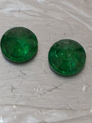 2 Esmeraldas Muzo 3.10 Ct; GDL