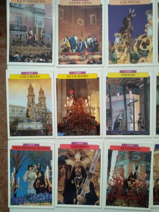 Semana Santa Cádiz - 30 Fichas Pasos
