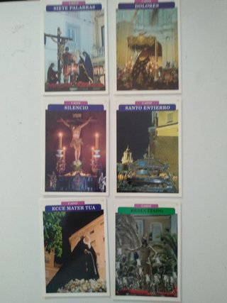 Semana Santa Cádiz - 30 Fichas Pasos