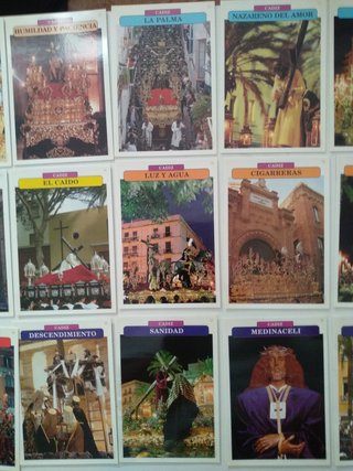 Semana Santa Cádiz - 30 Fichas Pasos