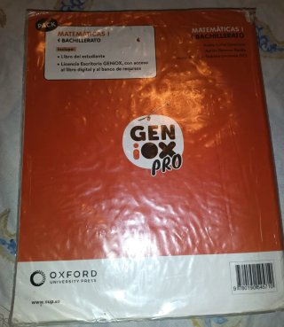 Matemáticas I 1 Bachillerato : Geniox