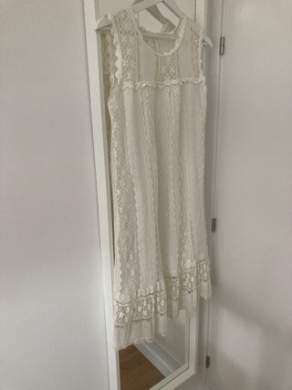Vestido blanco de encaje