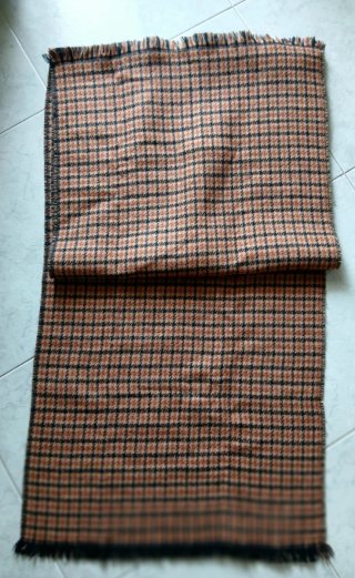 Bufanda de lana pantera reversible