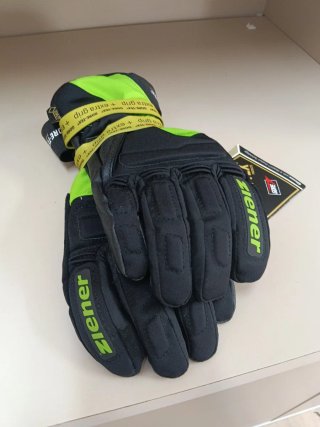 Guantes Ziener Gore-Tex Talla 7 Negro/Verde