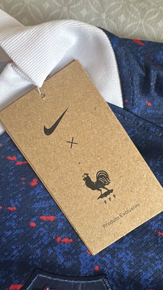 Camiseta Francia Mbappé 10 Nike Azul