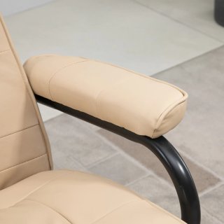 Poltrona Relax Reclinabile con Massaggio e Pouf