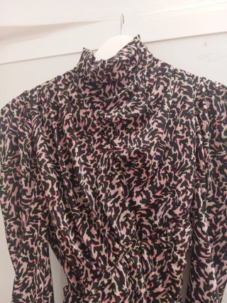 Vestido tubo estampado