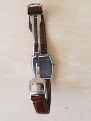 Reloj Dogma Mujer Cuero Marrón y Plata