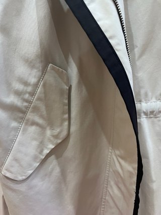 Parka Bimba y Lola Beige y Negra Talla L