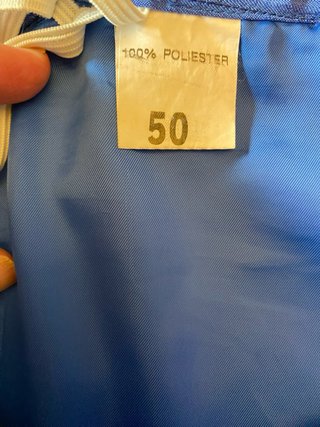 Traje de chaqueta y falda azul