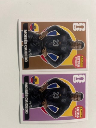 Cromos Moisés Caicedo Panini Mundial