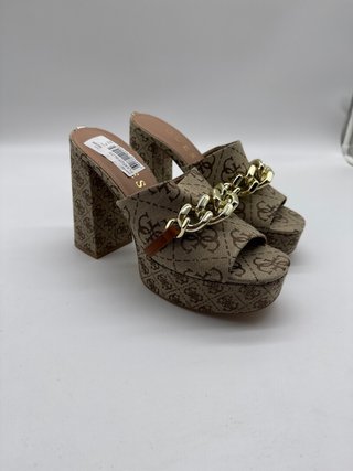 Guess XANTHE 2 Sandalias Plataforma Doradas