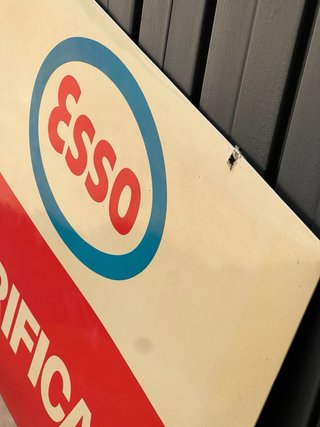 Cartonato Pubblicitario Cellografato Esso anni 60