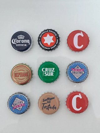 Lote di 9 lattine da birra da collezione