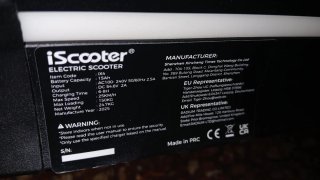 Patinete Eléctrico iScooter IX4