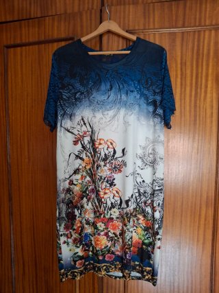 Vestido señora estampado floral