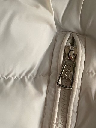 Chaqueta Moncler Blanca Talla M