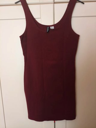Vestido granate Divided Talla 38