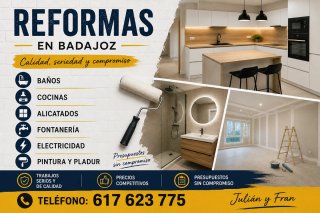 REFORMAS EN GENERAL EN BADAJOZ